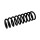 Suspension Spring Set rear coil spring Ø 13.5 mm EIBACH for e.g. FORD FOCUS