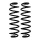 Suspension spring set rear axle Ø 12 mm 379 mm EIBACH for e.g. VW GOLF V