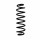 Suspension spring set rear axle Ø 12 mm 379 mm EIBACH for e.g. VW GOLF V