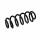 Suspension Spring Set rear axle coil spring Ø 12.2 mm EIBACH for e.g. VW GOLF