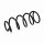 Suspension Spring Set Front Axle Coil Spring Ø 14.8 mm EIBACH for CITROËN C8