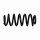 Suspension Spring Set front axle coil spring Ø 16 mm EIBACH for e.g. AUDI A6