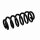 Suspension Spring Set front axle coil spring Ø 16 mm EIBACH for e.g. AUDI A6