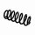 Suspension Spring Set front axle coil spring Ø 16 mm EIBACH for e.g. AUDI A6