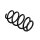 Suspension Spring Set front axle coil spring Ø 13.2 mm EIBACH for e.g. AUDI A3