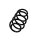 Suspension Spring Set front axle coil spring Ø 13.2 mm EIBACH for e.g. AUDI A3
