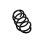 Suspension Spring Set front axle coil spring Ø 13.2 mm EIBACH for e.g. AUDI A3