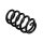 Suspension Spring Set front axle coil spring Ø 15.5 mm EIBACH for e.g. AUDI A4