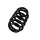 Suspension Spring Set front axle coil spring Ø 15.5 mm EIBACH for e.g. AUDI A4