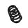 Suspension Spring Set front axle coil spring Ø 15.5 mm EIBACH for e.g. AUDI A4