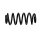 Suspension Spring Set front axle coil spring Ø 15.5 mm EIBACH for e.g. AUDI A6
