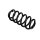 Suspension Spring Set front axle coil spring Ø 15.5 mm EIBACH for e.g. AUDI A6
