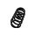 Suspension Spring Set front axle coil spring Ø 15.5 mm EIBACH for e.g. AUDI A6