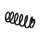 Suspension Spring Set front axle coil spring Ø 15.5 mm EIBACH for e.g. AUDI A6