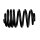 Rear Suspension Spring Set Coil Spring Ø 18 mm EIBACH for various vehicles