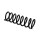 Suspension Spring Set Rear Axle Coil Spring Ø 12 mm EIBACH for FORD C-MAX