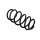 Suspension Spring Set front coil spring Ø 12.5 mm EIBACH for e.g. OPEL ASTRA
