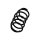 Suspension Spring Set front coil spring Ø 12.5 mm EIBACH for e.g. OPEL ASTRA