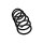 Suspension Spring Set front coil spring Ø 12.5 mm EIBACH for e.g. OPEL ASTRA