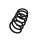 Suspension Spring Set front coil spring Ø 13.2 mm EIBACH for e.g. OPEL ZAFIRA