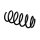 Suspension Spring Set front coil spring Ø 13.2 mm EIBACH for e.g. OPEL ZAFIRA