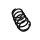 Suspension Spring Set front coil spring Ø 13.2 mm EIBACH for e.g. OPEL ZAFIRA