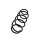 Suspension Spring Set front coil spring Ø 11.2 mm EIBACH for e.g. FIAT STILO