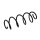 Suspension Spring Set front coil spring Ø 11.2 mm EIBACH for e.g. FIAT STILO