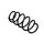 Suspension Spring Set front coil spring Ø 11.8 mm EIBACH for e.g. FORD FIESTA