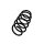 Suspension Spring Set front coil spring Ø 11.8 mm EIBACH for e.g. FORD FIESTA
