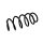 Suspension Spring Set front coil spring Ø 11.8 mm EIBACH for e.g. FORD FIESTA