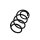 Suspension Spring Set front coil spring Ø 12.5 mm EIBACH for e.g. RENAULT MODUS