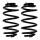 Suspension spring set rear Ø 13.8 mm 298 mm EIBACH for e.g. OPEL ASTRA H Cara