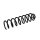Suspension Spring Set front coil spring Ø 12.5 mm EIBACH for e.g. MB E-CLASS