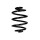 Suspension spring set rear axle Ø 12.8 mm 220 mm EIBACH for e.g. OPEL CORSA C