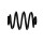 Suspension Spring Set rear coil spring Ø 12.8 mm EIBACH for e.g. OPEL CORSA