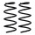 Suspension spring set front axle Ø 12.2 mm 320 mm EIBACH for e.g. AUDI A3