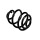 Suspension Spring Set rear coil spring Ø 12.8 mm EIBACH for e.g. OPEL CORSA