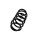 Suspension Spring Set front coil spring Ø 13.5 mm EIBACH for e.g. VW CADDY