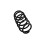 Suspension Spring Set front coil spring Ø 13.5 mm EIBACH for e.g. VW CADDY
