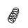 Suspension Spring Set front coil spring Ø 11.5 mm EIBACH for e.g. FIAT GRANDE