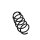 Suspension Spring Set front coil spring Ø 11.5 mm EIBACH for e.g. FIAT GRANDE