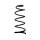 Suspension spring set front Ø 13 mm 450 mm EIBACH for e.g. PEUGEOT 307 Break