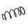 Suspension Spring Set front coil spring Ø 13 mm EIBACH for e.g. PEUGEOT 307