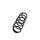 Suspension Spring Set front coil spring Ø 11.8 mm EIBACH for e.g. FIAT STILO