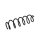 Suspension Spring Set front coil spring Ø 11.8 mm EIBACH for e.g. FIAT STILO