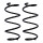 Suspension spring set front Ø 13.2 mm 390 mm EIBACH for e.g. RENAULT LAGUNA II
