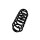 Suspension Spring Set rear coil spring Ø 12.5 mm EIBACH for various vehicles