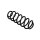 Suspension Spring Set rear coil spring Ø 10.5 mm EIBACH for FORD FIESTA