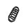 Suspension Spring Set rear coil spring Ø 10.5 mm EIBACH for FORD FIESTA